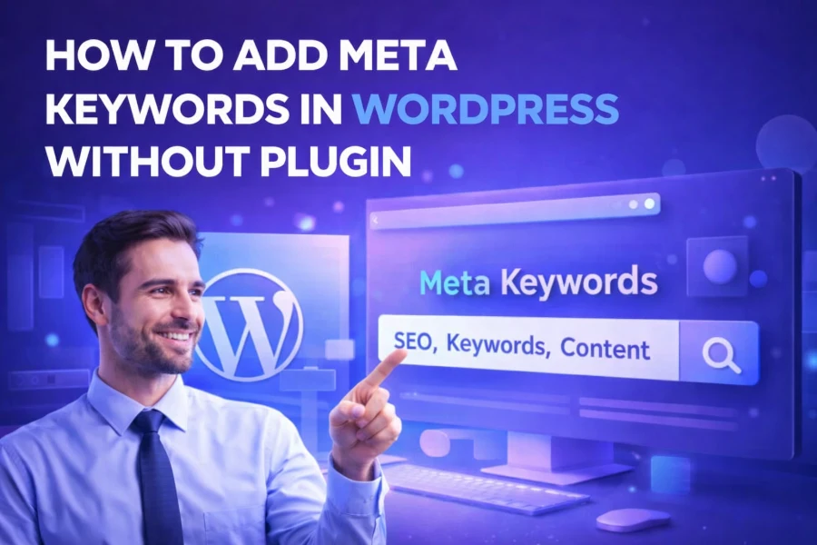 how to add meta keywords in wordpress without plugin