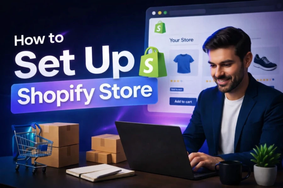 how to set up shopify store
